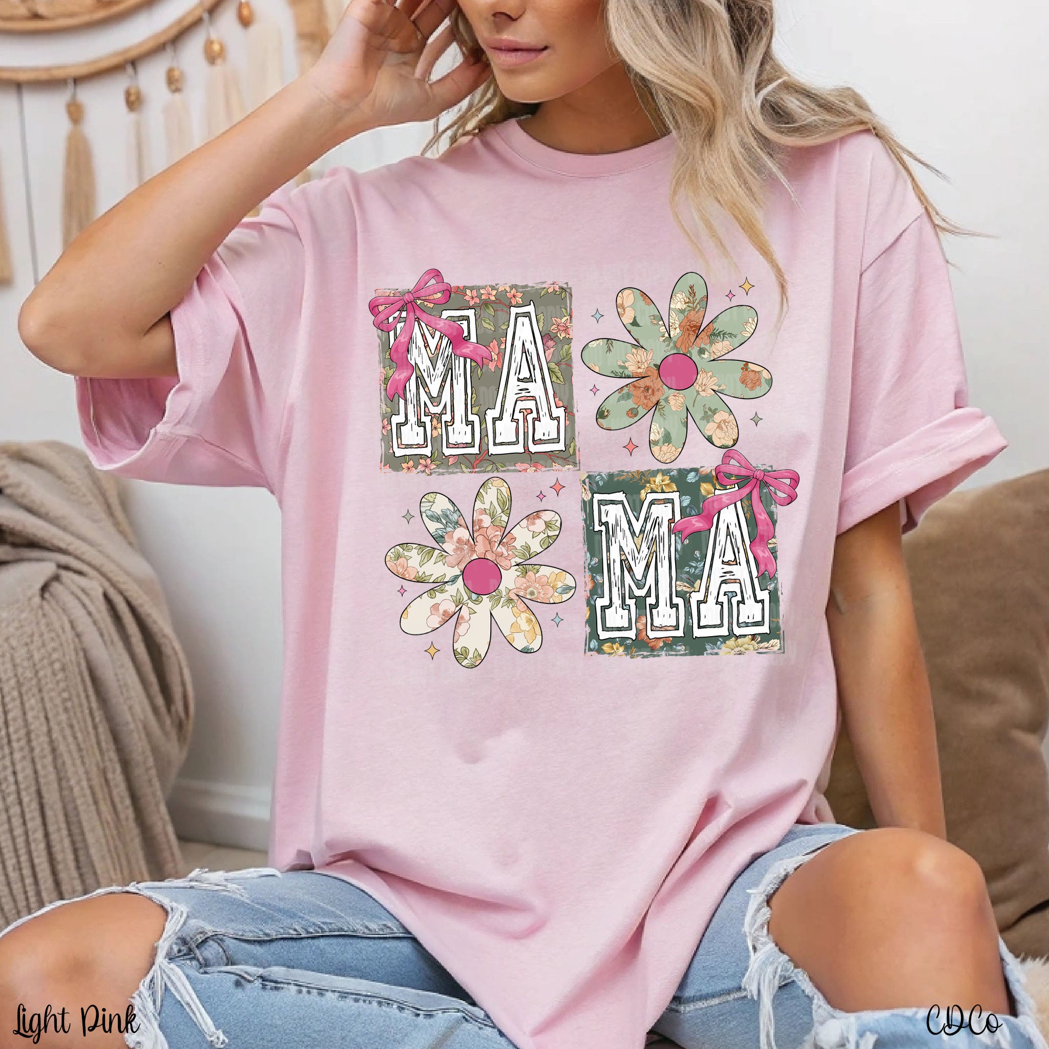 Mama Floral Block 5106 DTF
