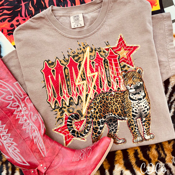 Leopard Bolt Star Mama/Mini DTF DTF