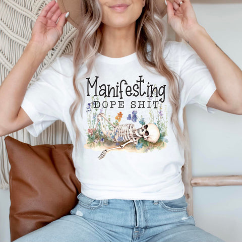 Manifesting Dope Sh%t Skellie DTF
