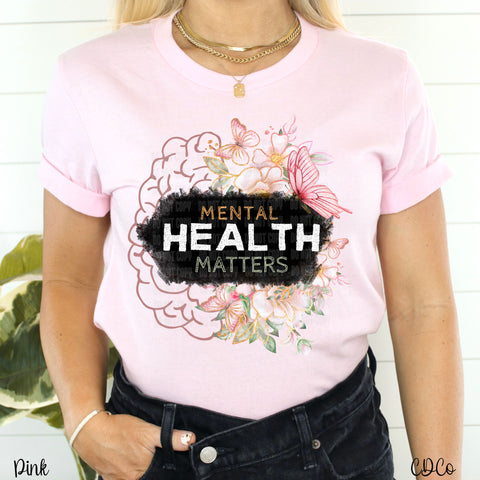 Mental Health Matters Butterfly 5269 DTF