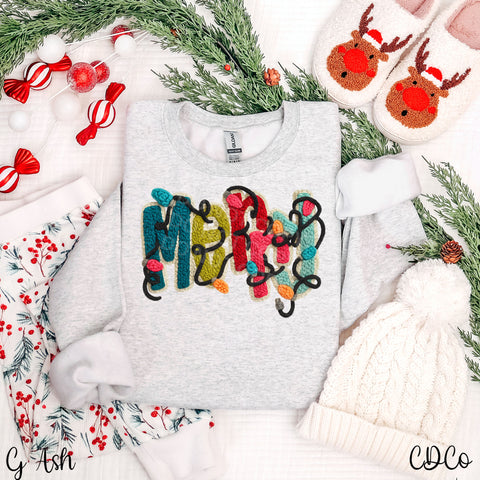Merry w/Lights Chunky Yarn 10036 DTF
