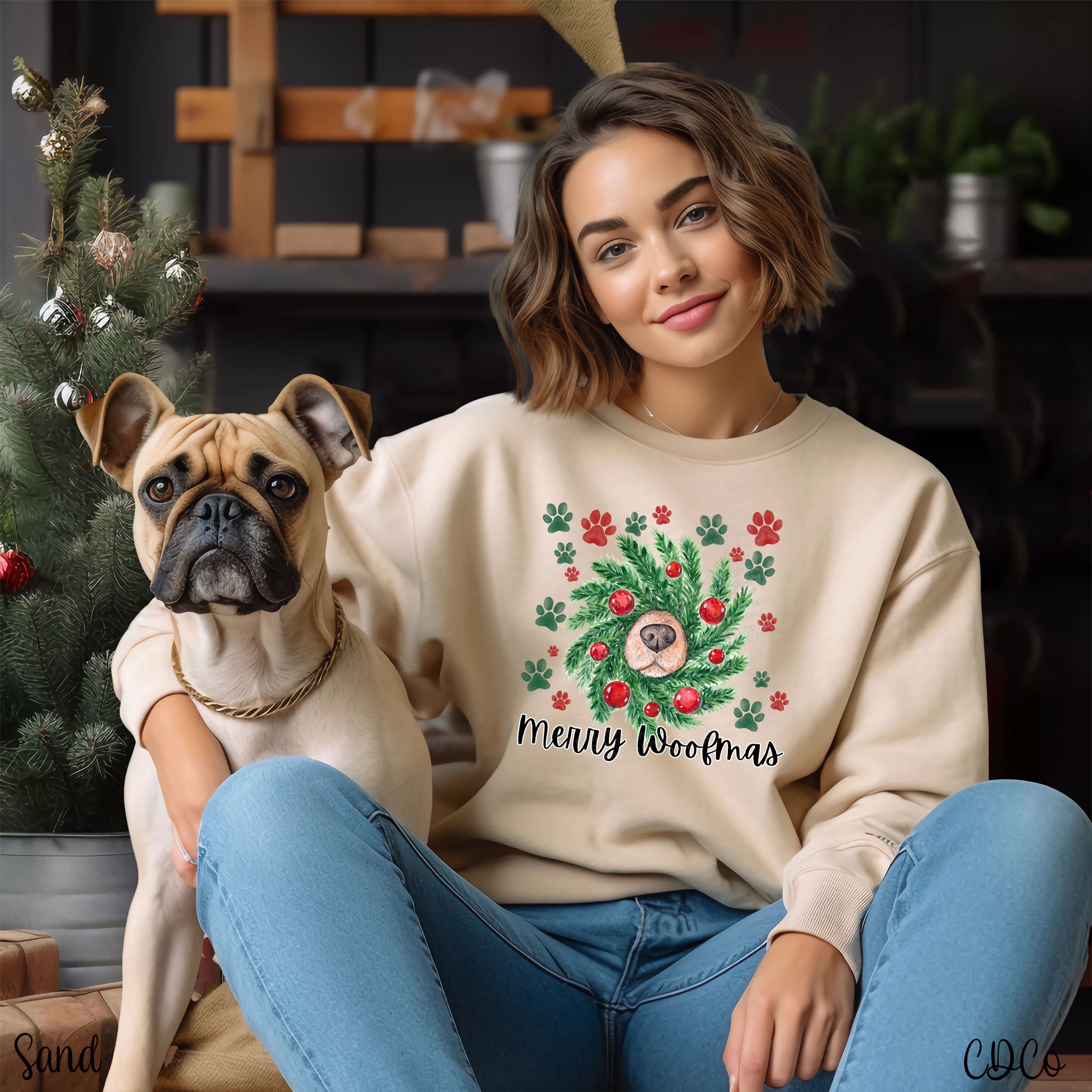 Merry Woofmas DTF