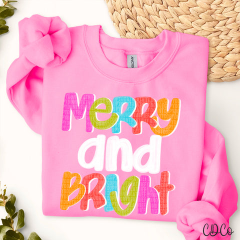 Merry and Bright Mindy DTF