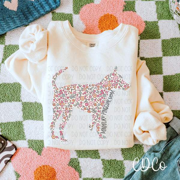 Dog Mom Floral 5 of 6 DTF