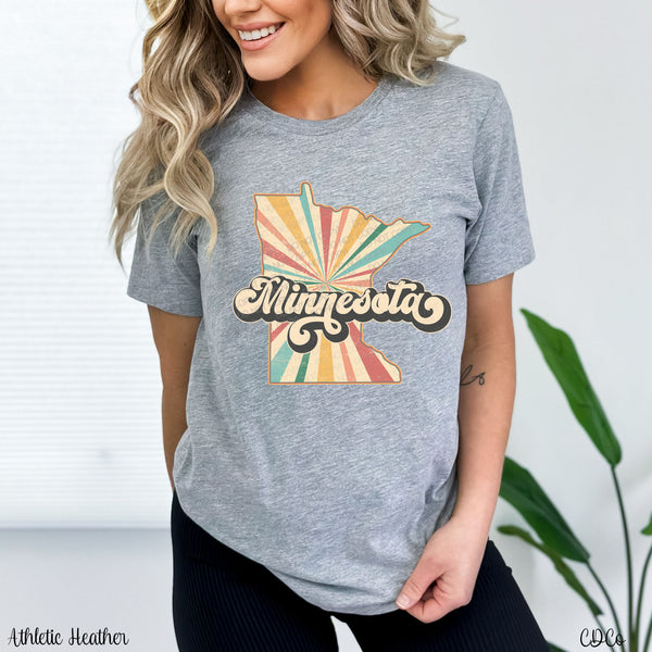 Vintage Retro Sunburst States (2 of 4) DTF
