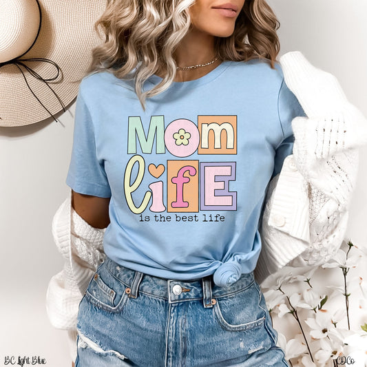 Mom Life is the Best Life Retro DTF