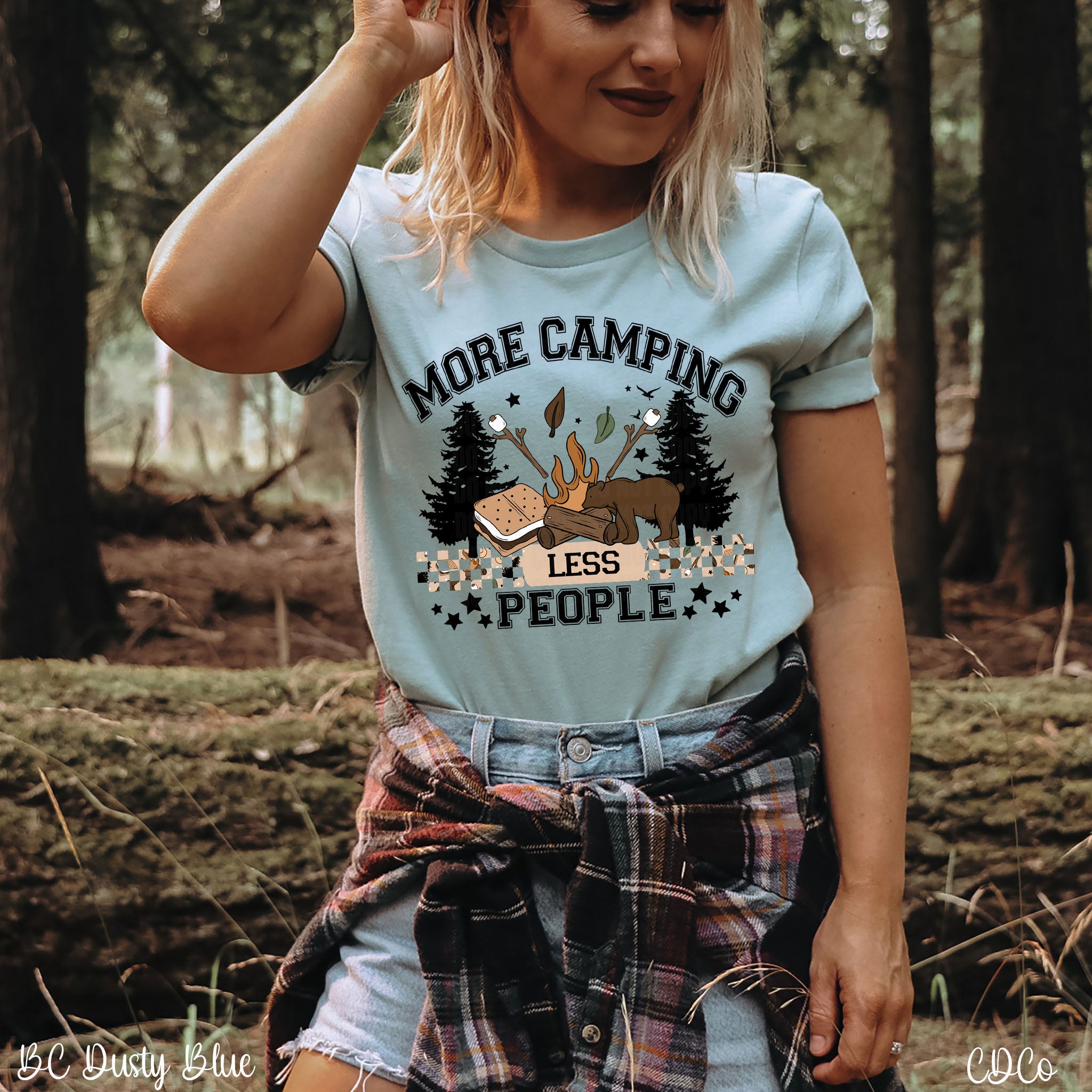 More Camping Less People DTF