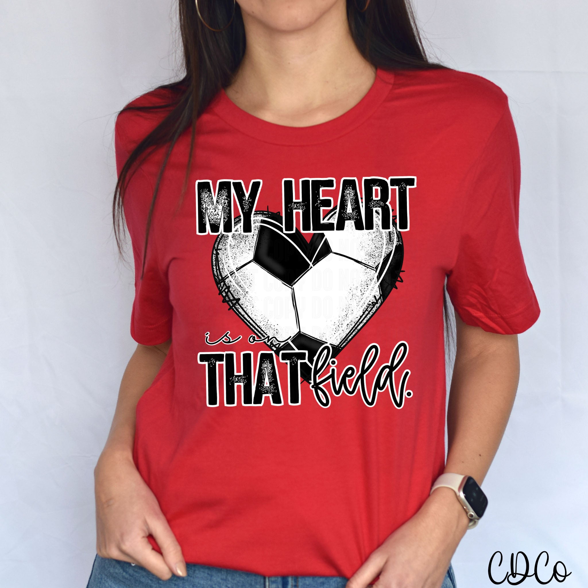My Heart Is On That Field Soccer 2844 DTF
