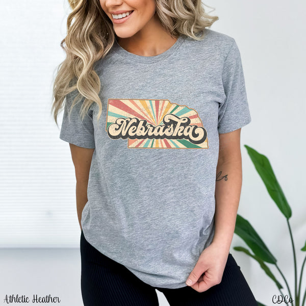 Vintage Retro Sunburst States (2 of 4) DTF