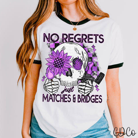 No Regrets Matches Bridges DTF
