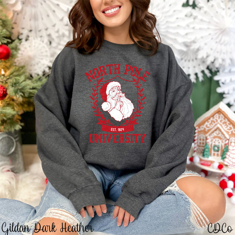 North Pole Red DTF