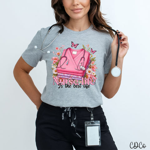 Nurse Life is the Best Life DTF