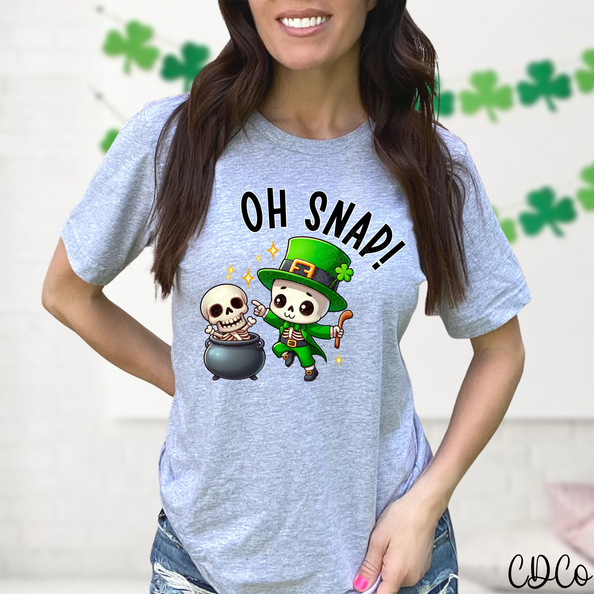 Oh Snap St. Pat's Skellies <exclusive> DTF