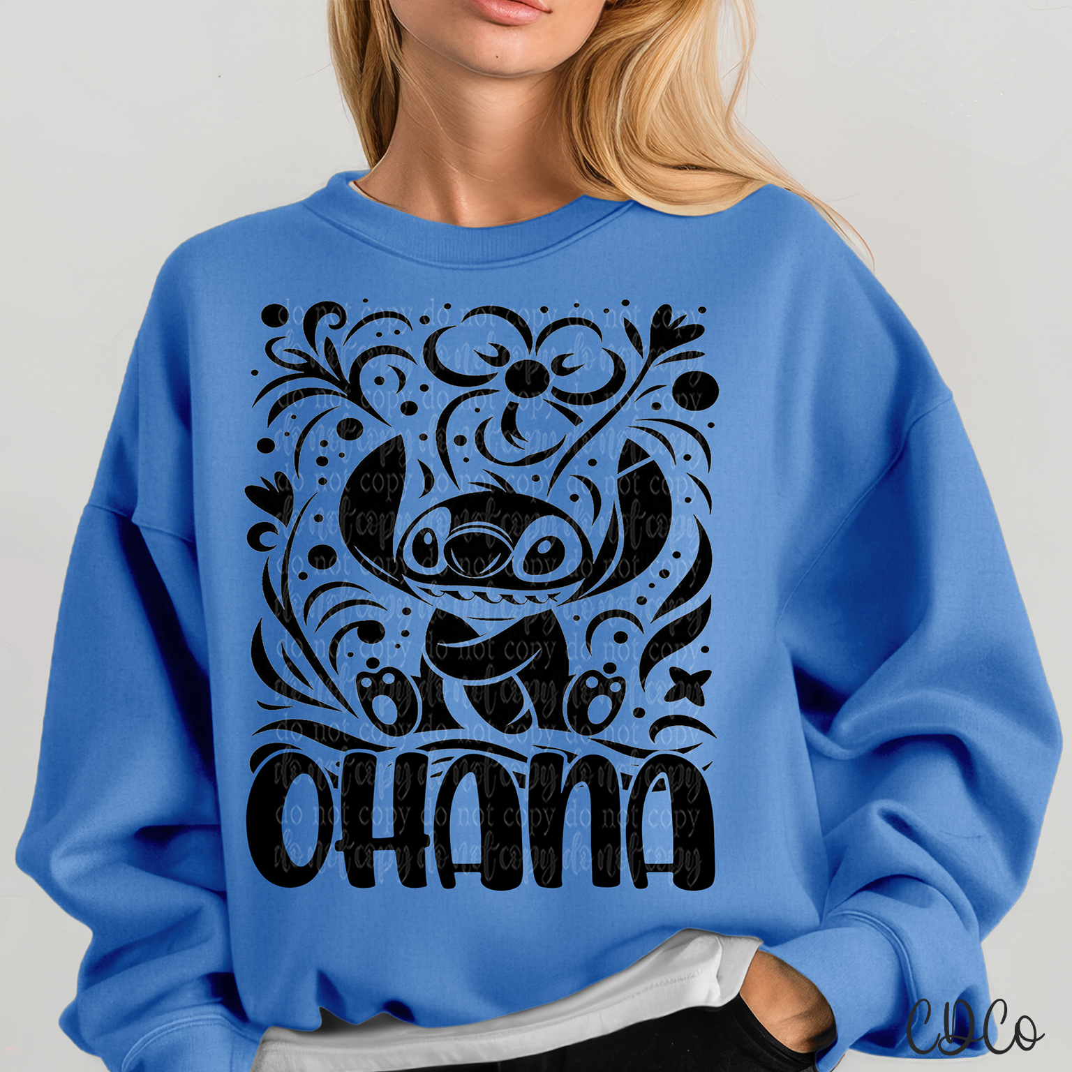 Ohana Black 3056 DTF