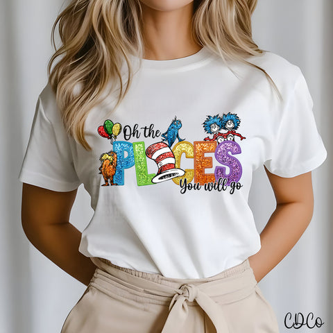 DrS Faux Accents Oh the Places 2698 DTF