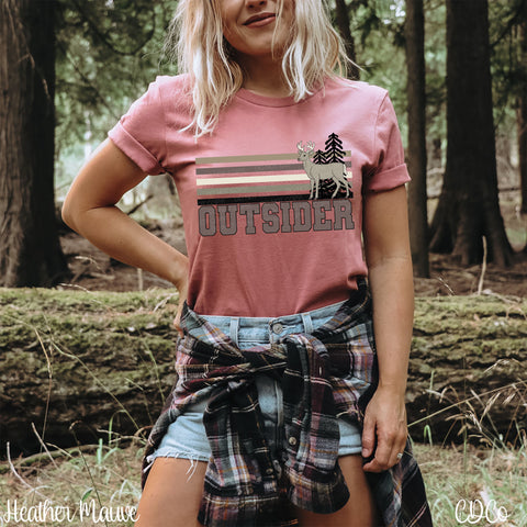 Outsider Retro Stripe Deer 5878 DTF