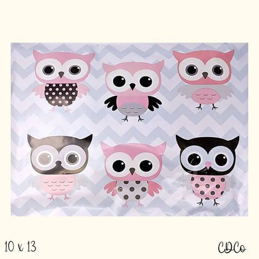 Owls - 10 x 13