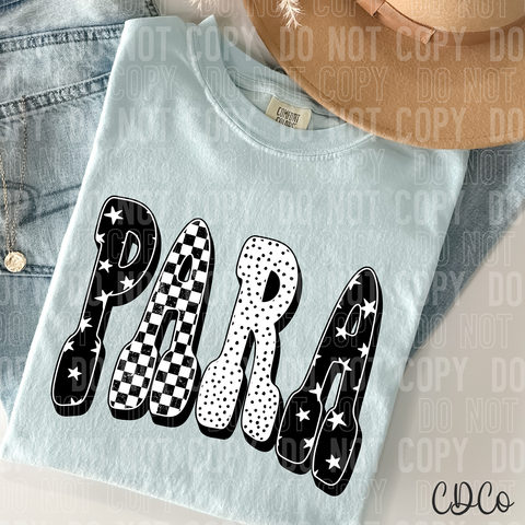 Para Checkered 6447 DTF