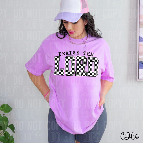 Praise The Lord Checkered 6188 DTF