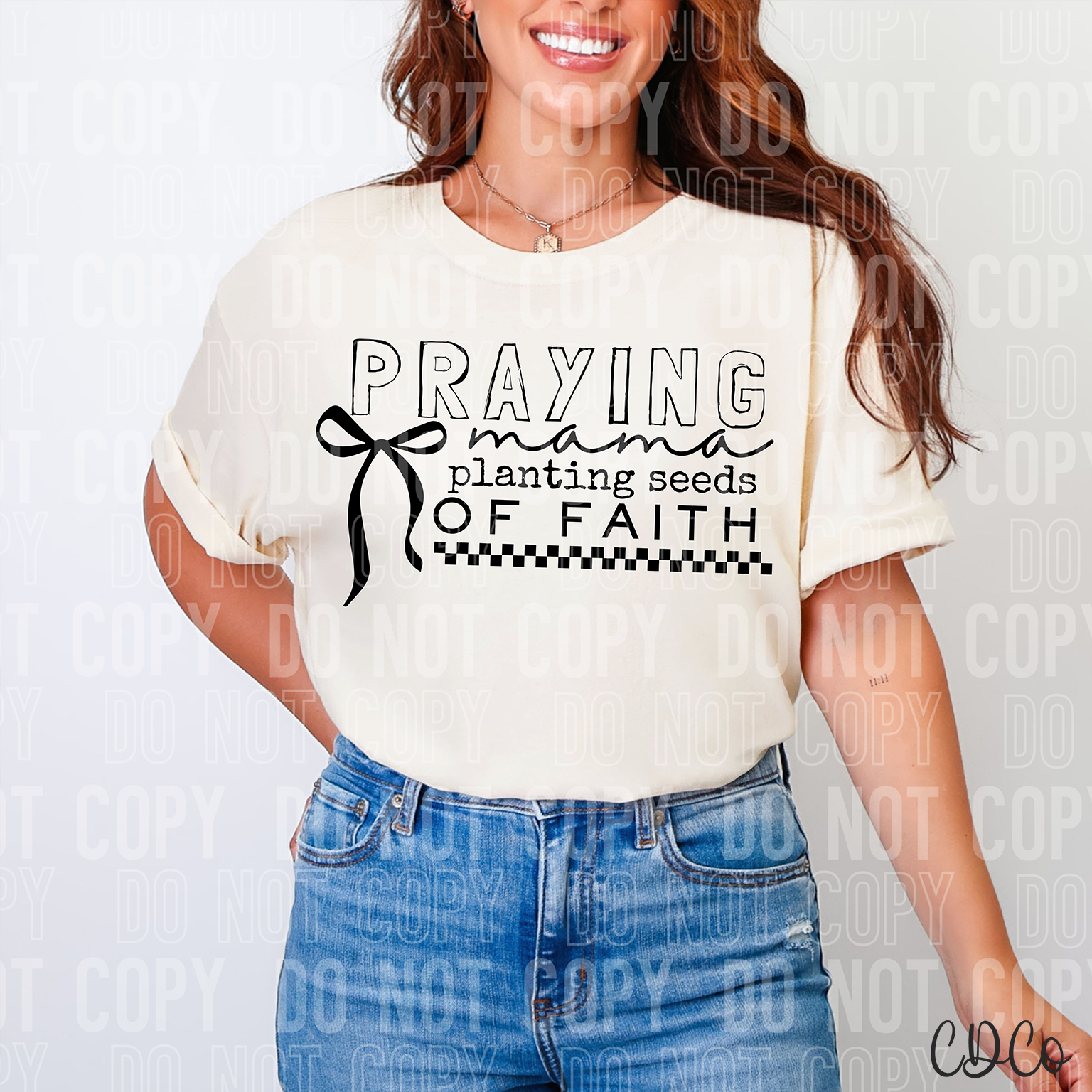 Praying Mama Planting Seeds Of Faith 6027 DTF