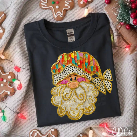 Painted Santa Bright Polka 10050 DTF