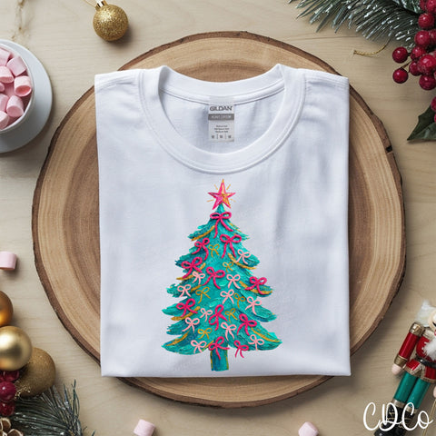 Painted Coquette Christmas Tree 10063 DTF