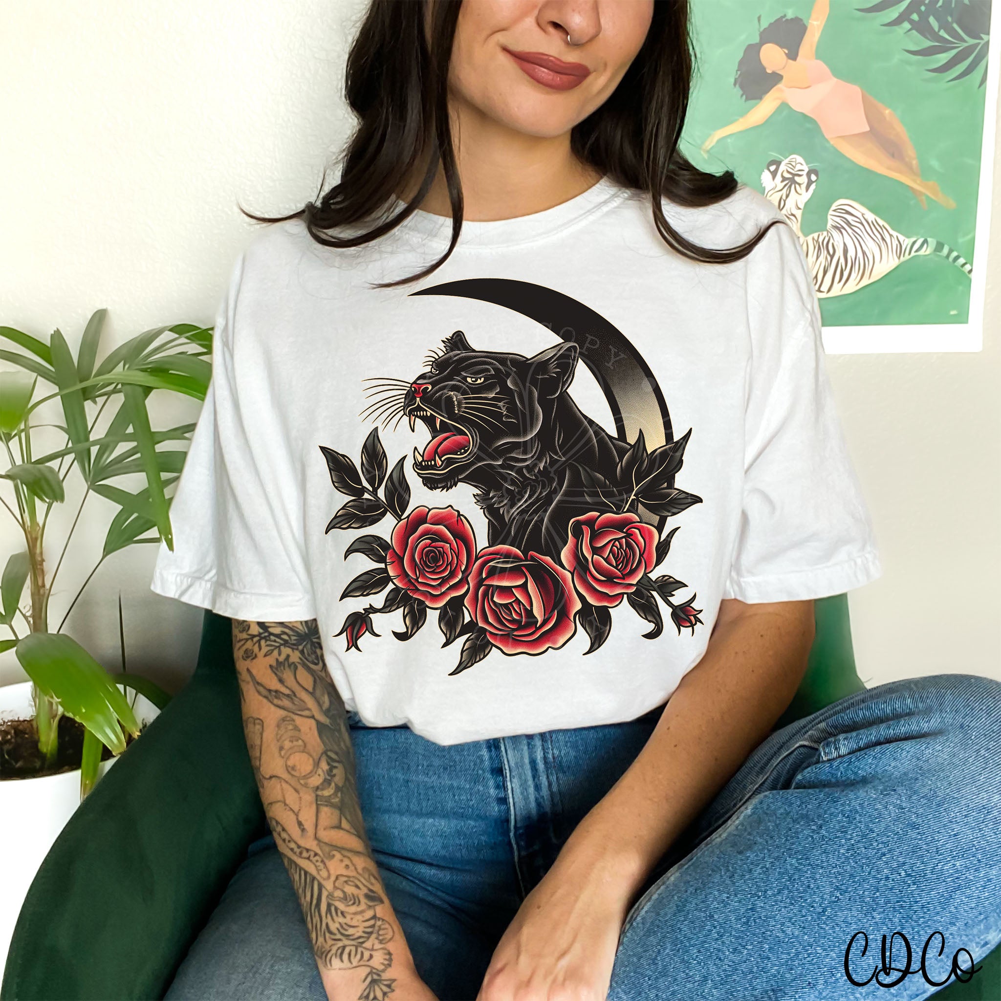 Panther Rose 5569 DTF