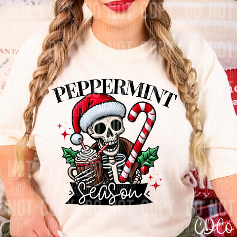 Peppermint Season Skellie 2073 DTF