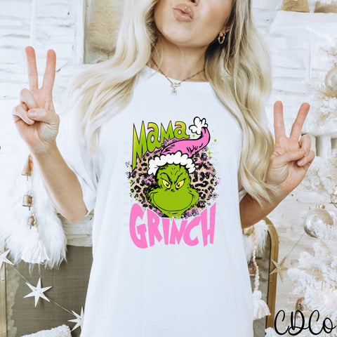 Pink Mama G Leopard DTF