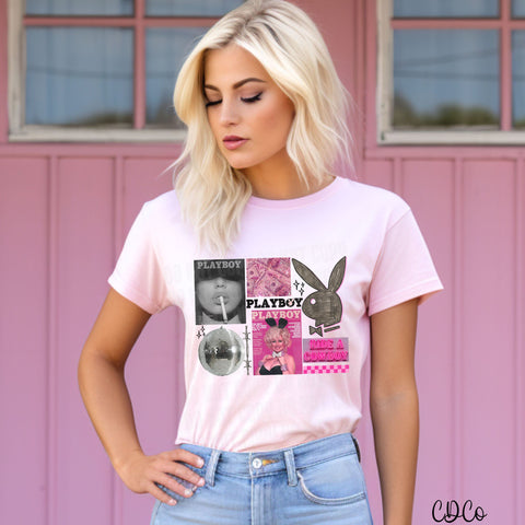 Pink Play Ride a Cowboy DP Collage 2438 DTF