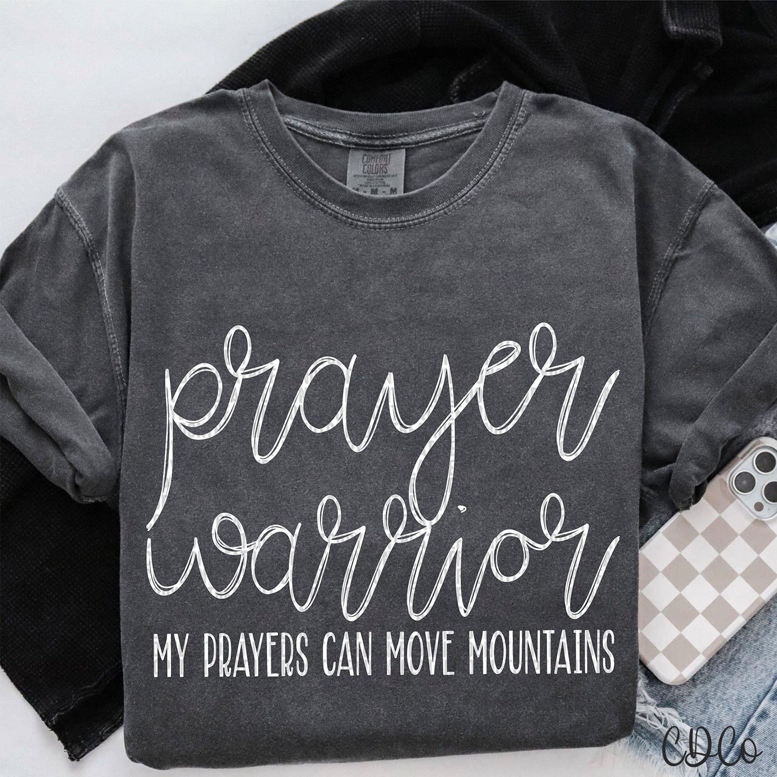 Prayer Warrior White 3730 DTF