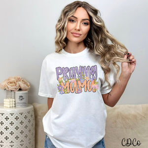 Praying Mama Purple Peach 5211 DTF
