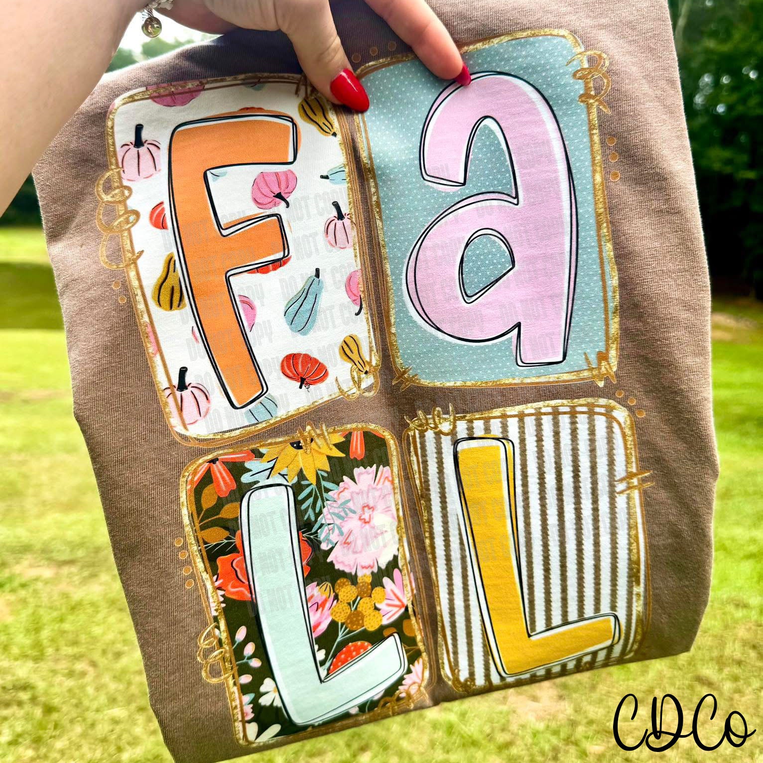 Preppy Fall Block 5864 DTF