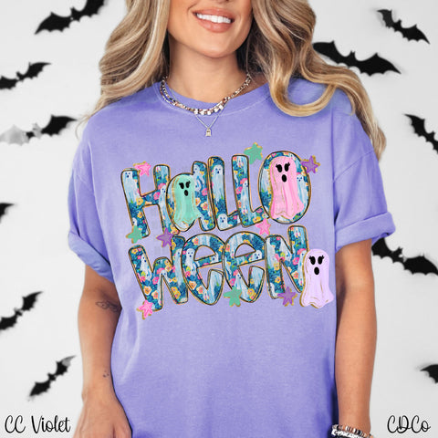 Halloween Split Ghosties Stars 5935 <semi-exclusive> DTF