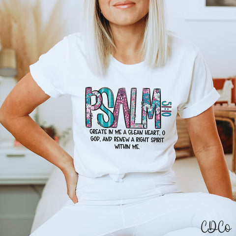 Psalm 51:10 3613 DTF