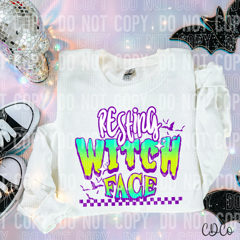 Resting Witch Face 6327 DTF