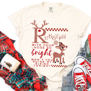Rudolph With Your Nose So Bright 3069 DTF