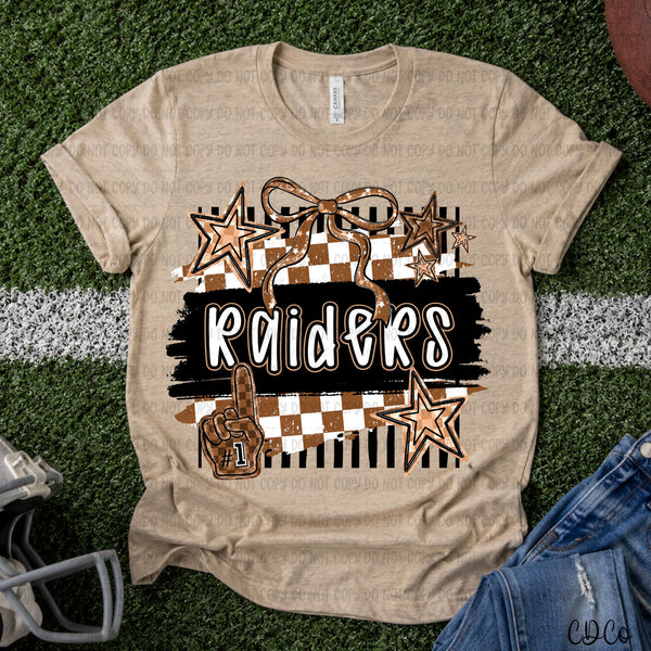 Brushstroke Striped Checkered Mascots DTF