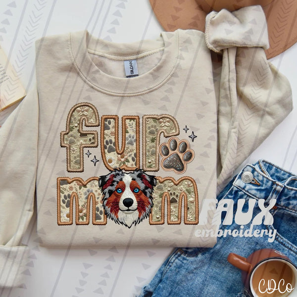Fur Mom Dog Faux Embroidery DTF (6 of 6)