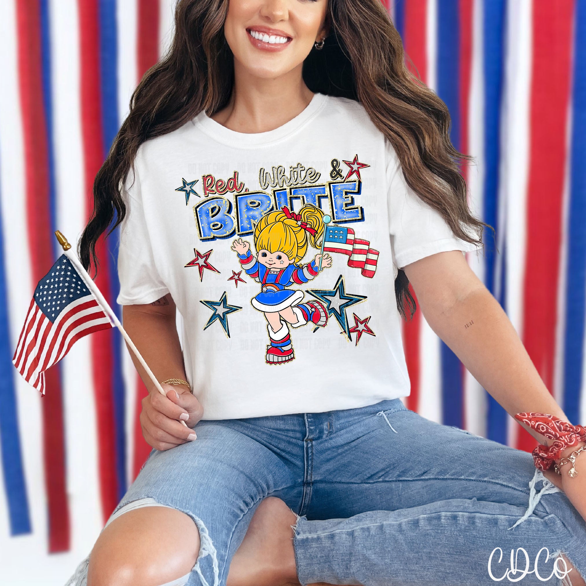 Red White & Brite 5438 DTF