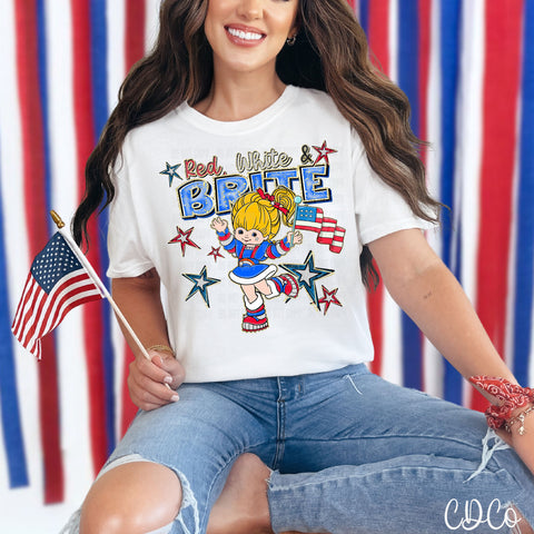 Red White & Brite 5438 DTF