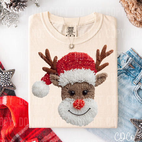 Reindeer Faux Yarn Sequin 10022 DTF