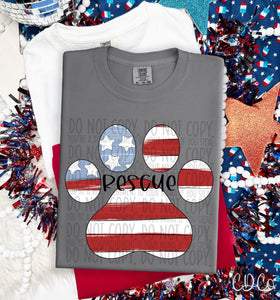 Patriotic Cat Black Text 1 of 1 DTF