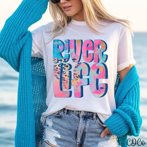 River Life Leopard Bright 5303 DTF