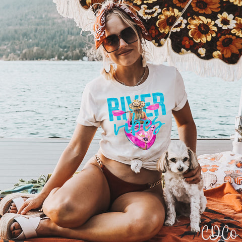 River Vibes Painted Kayak 5105 DTF