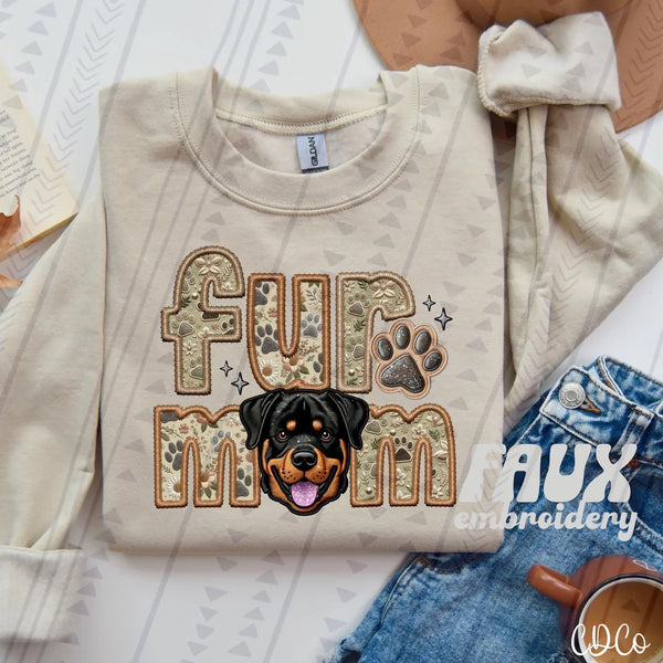 Fur Mom Dog Faux Embroidery DTF (1 of 6)