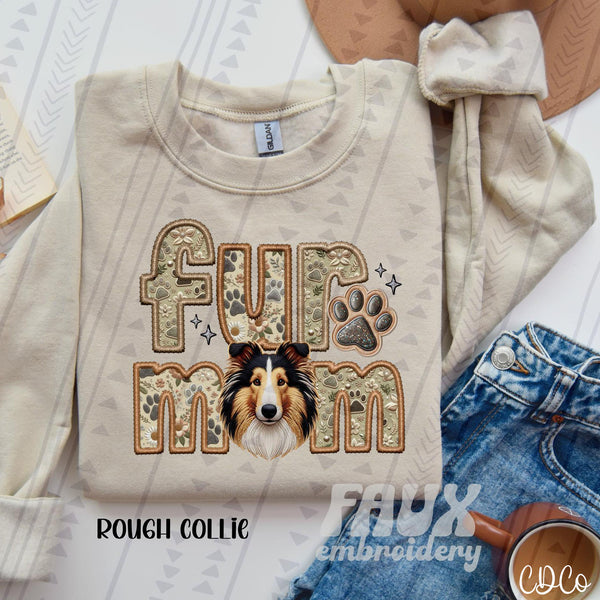 Fur Mom Dog Faux Embroidery DTF (5 of 6)