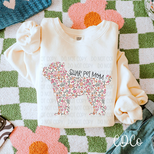 Dog Mom Floral 6 of 6 DTF