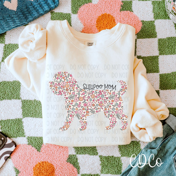 Dog Mom Floral 6 of 6 DTF