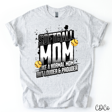 Softball Mom Like a Normal Mom 3753 DTF